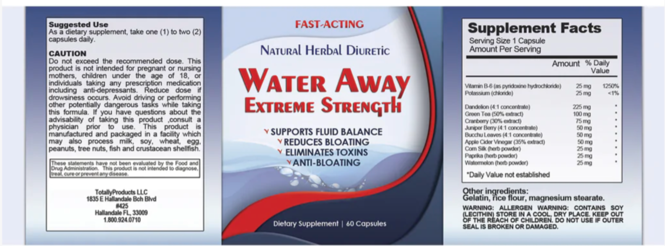 Water Away Natural EXTREME STRENGTH